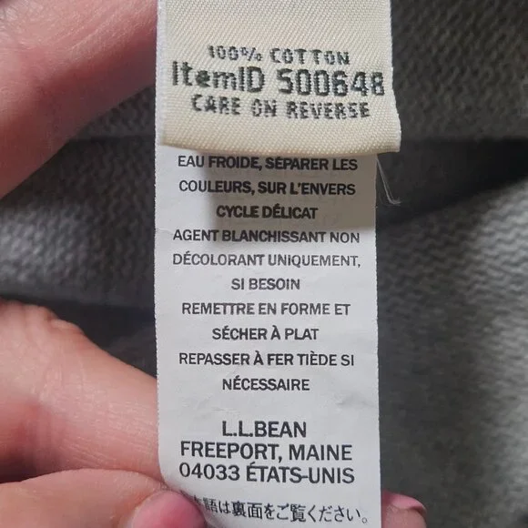 L.L.Bean Women’s Gray Turtleneck Sweater L Cozy Minimalist Quiet Luxury Fall - Picture 6 of 12